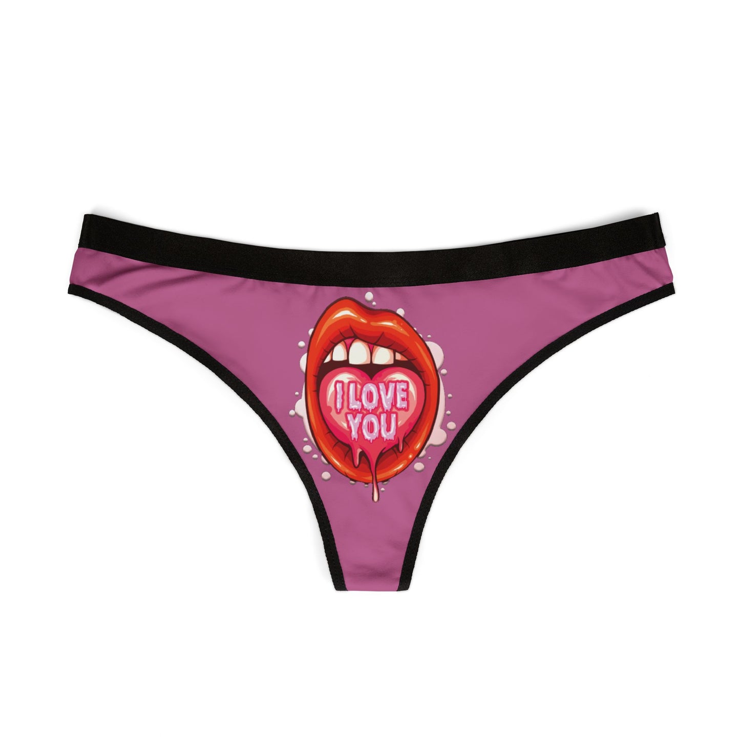 Valentines Naughty Gift Cheeky Womens Thong funny Birthday Anniversary Romantic