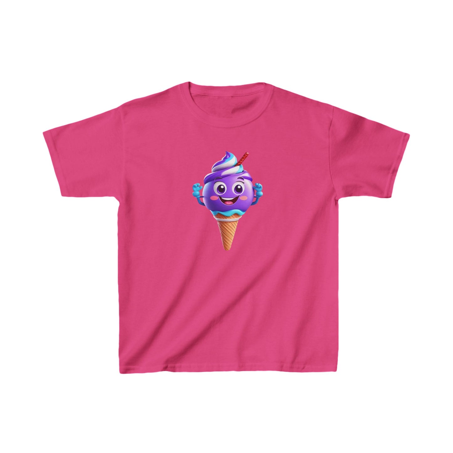 Unisex Delighted Ice Cream Graphic Cotton Tee 8 colors