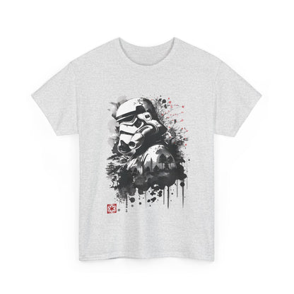 Luxury Star Wars Stormtrooper Graphic T-Shirt featuring a striking artwork design, made of premium cotton for comfort and style.