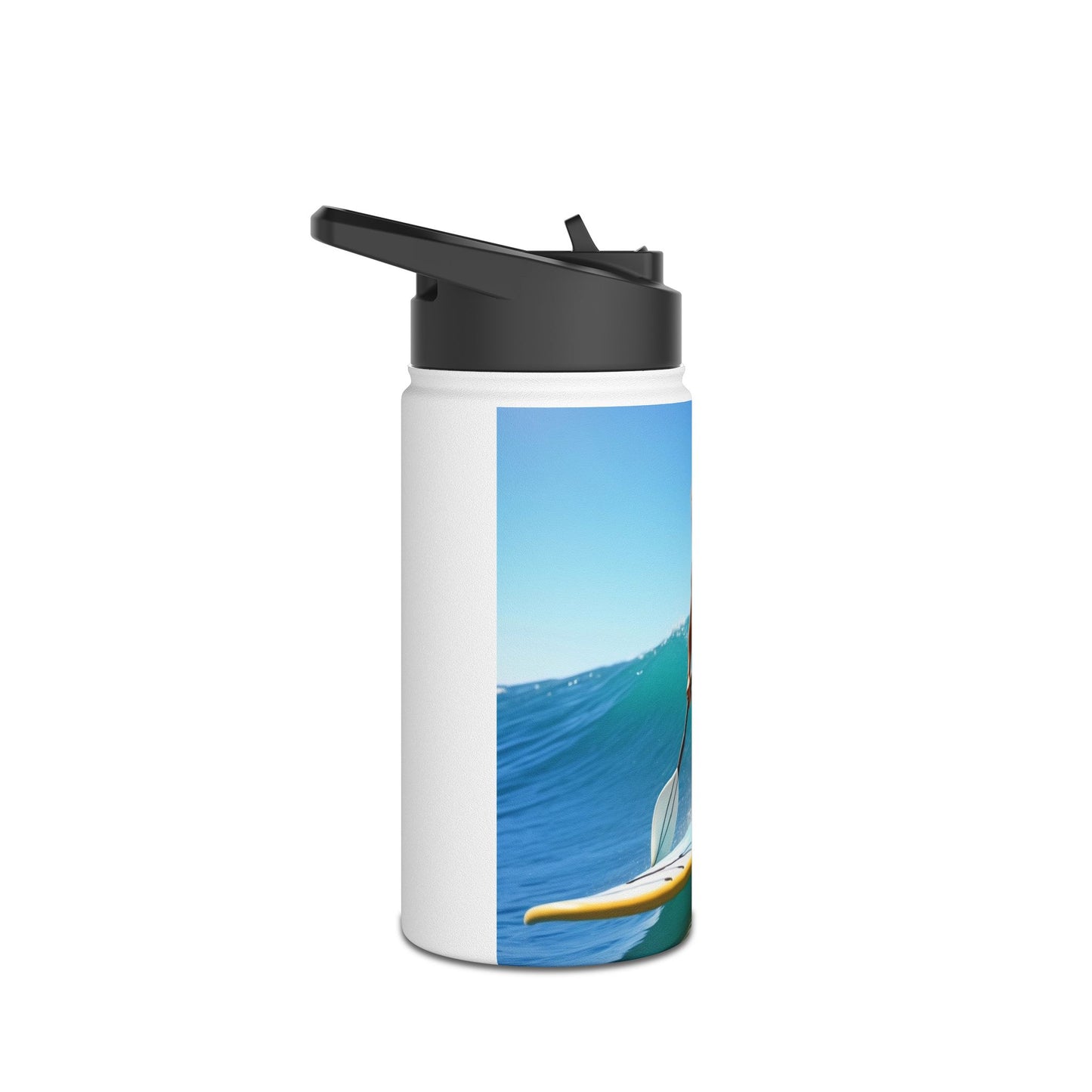 Fantasy Paddleboarding Stainless Steel Water Bottle, Standard Lid