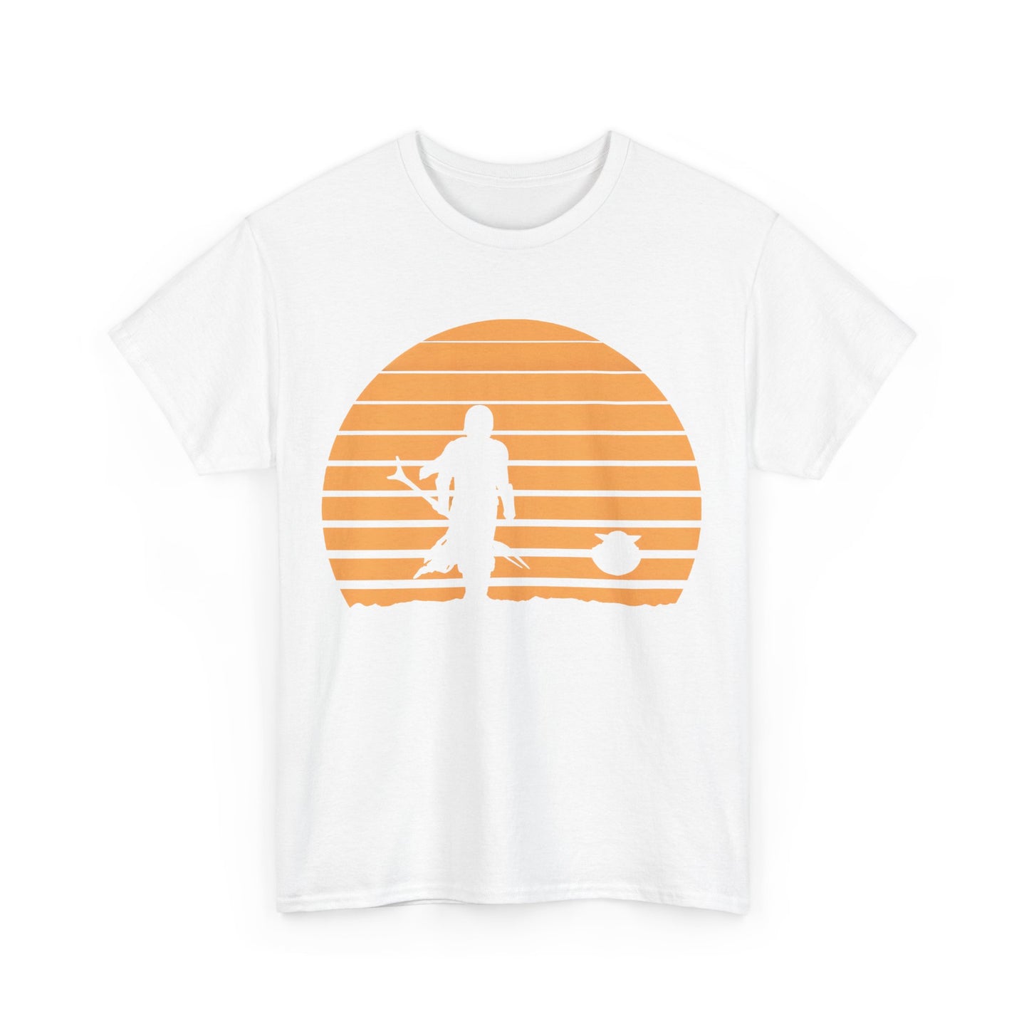 Mandalorian Sunset Graphic Unisex  Tee Shirt