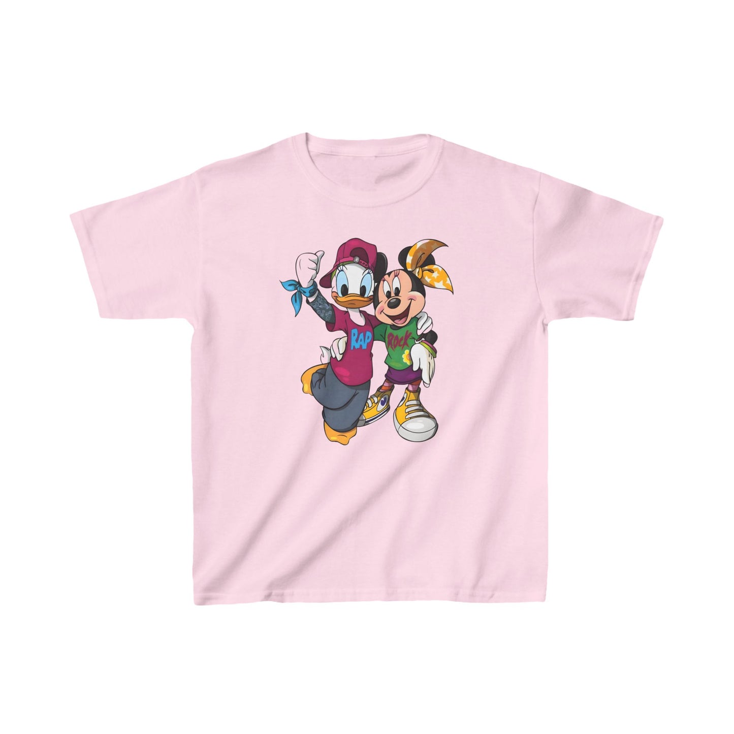 Child´s Daisy Duck & Minnie Mouse Graphic  Unisex Tee Shirt Kids