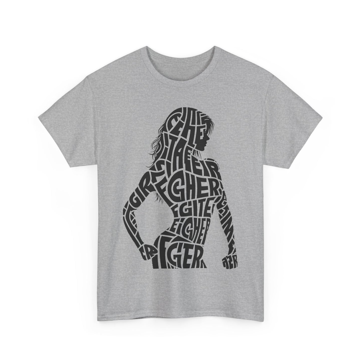 Fighter Girl  Graphic Unisex  T Shirt Tee