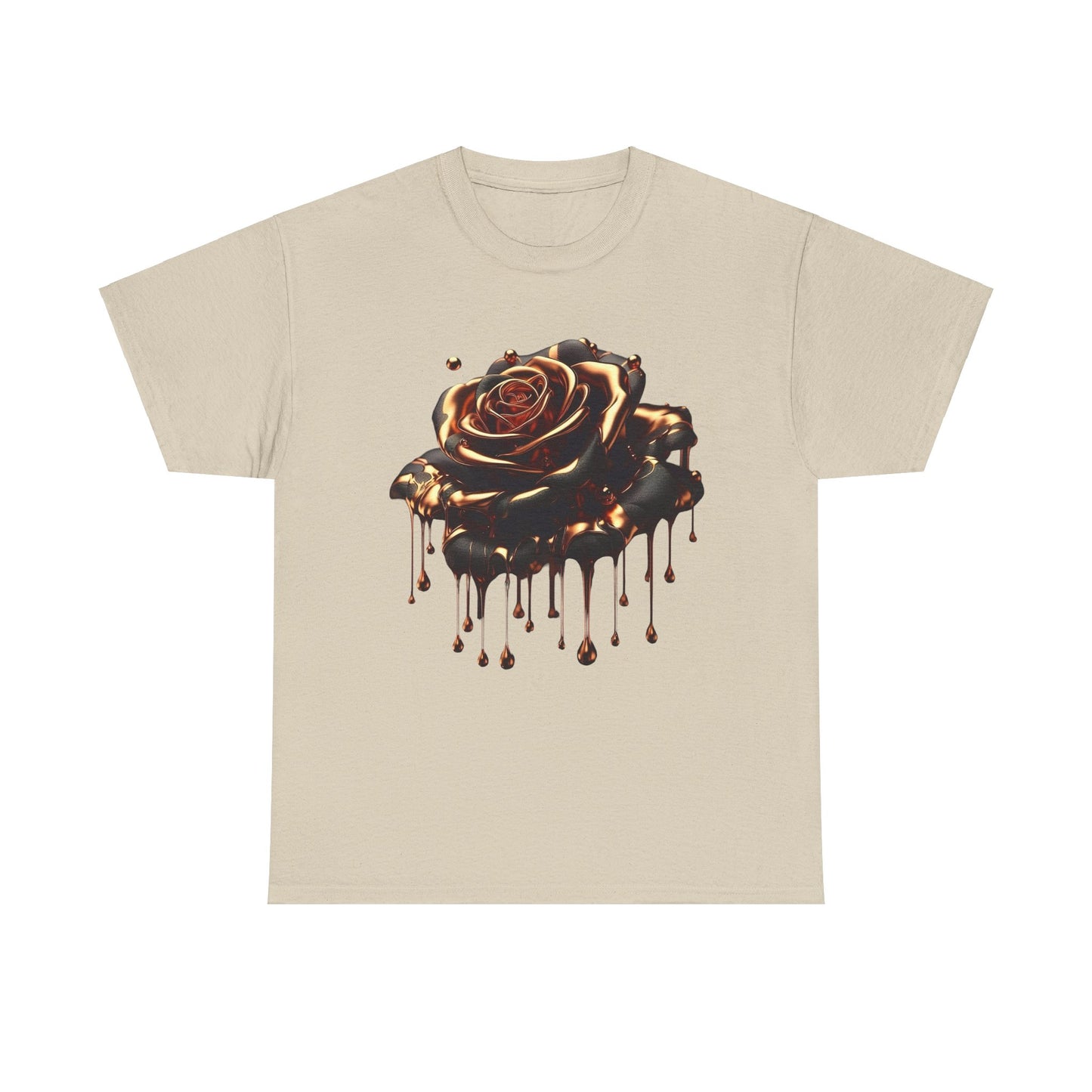 Close-Up Abstract Rose Unisex Cotton Tee Graphic T Shirt