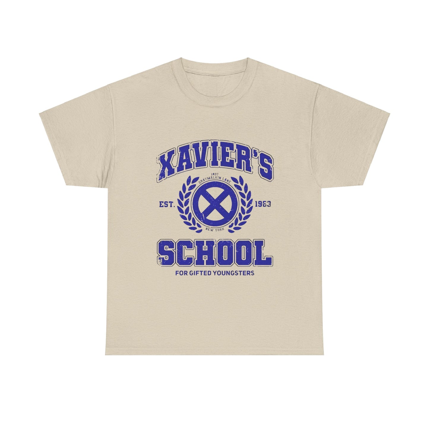 Xaviers school for gifted youngsters X-men Logo Graphic Unisex  Tee Shirt