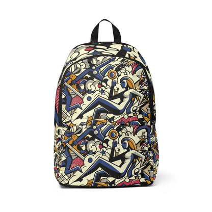 Luxurious Contemporary Cartoon Chic Backpack by Dazzling Dreams Studio featuring vibrant patterns and playful cartoon motifs, designed for style and functionality.