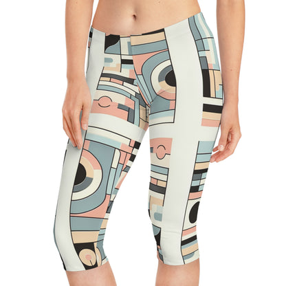 Fashionable Body Blaze Bootcamp Luxe Capri Leggings from Dazzling Dreams Studio, an elegant addition to any fitness wardrobe, designed for confidence and style.