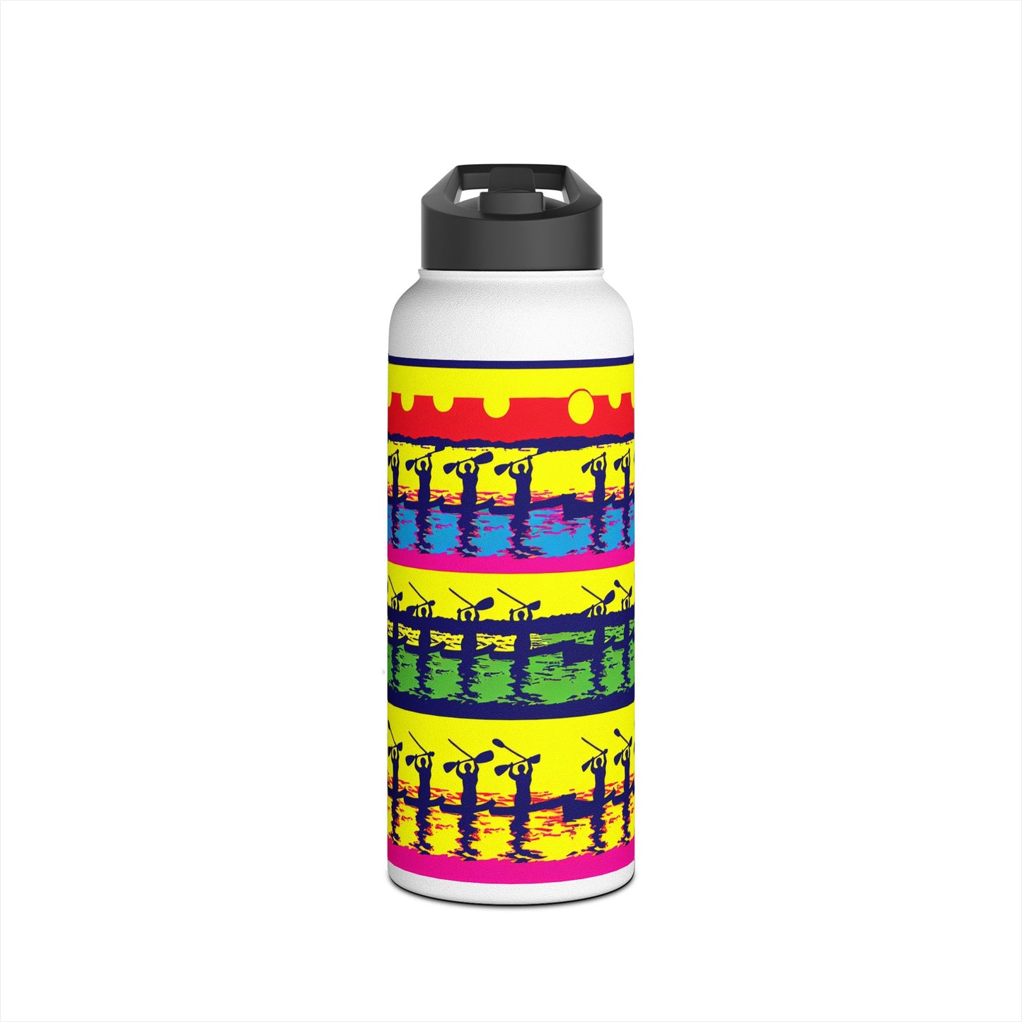 Fantasy Paddleboarding Stainless Steel Water Bottle, Standard Lid