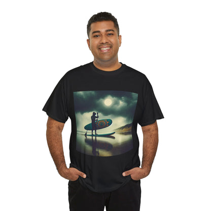 Adventure-inspired Delightfull Paddle Board T-Shirt with exquisite paddleboarding artwork, a creation from Dazzling Dreams Studio.