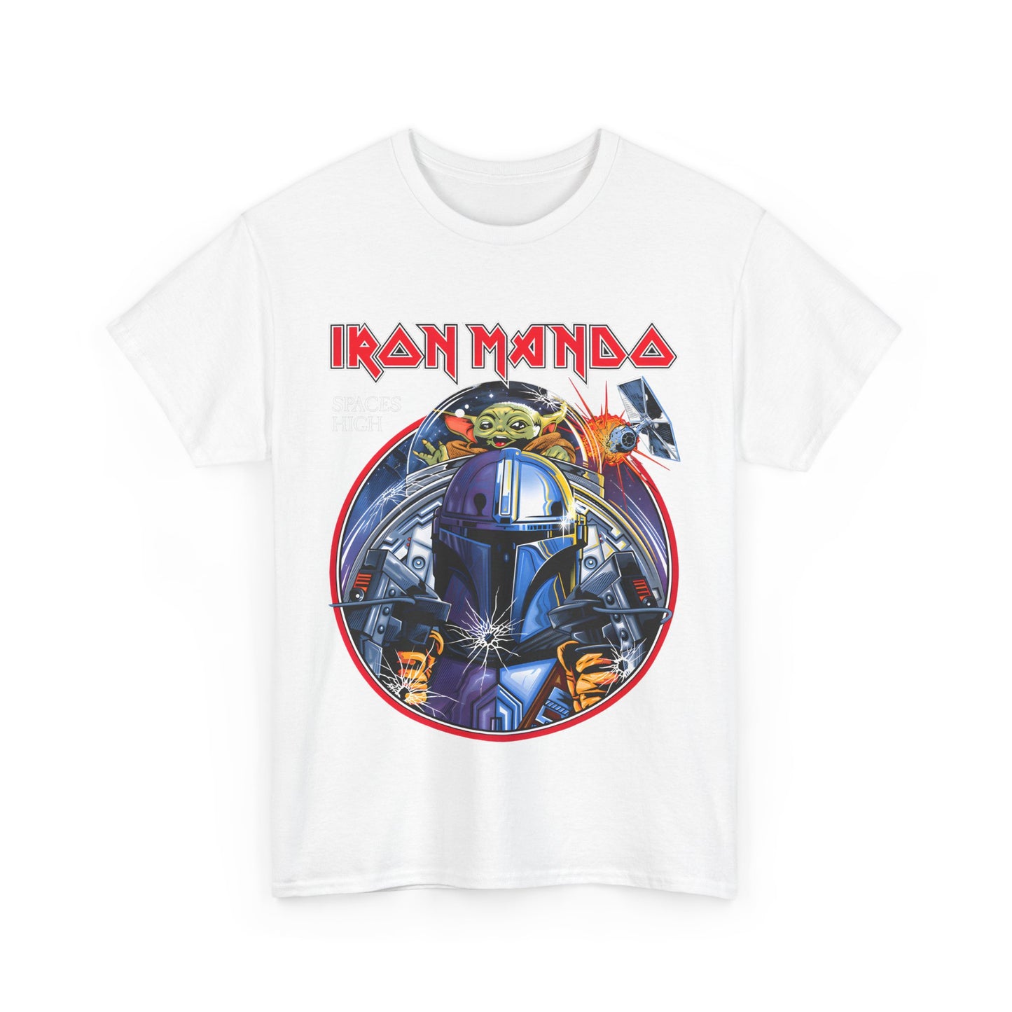 Iron Mando Star wars Graphic Unisex  Tee Shirt