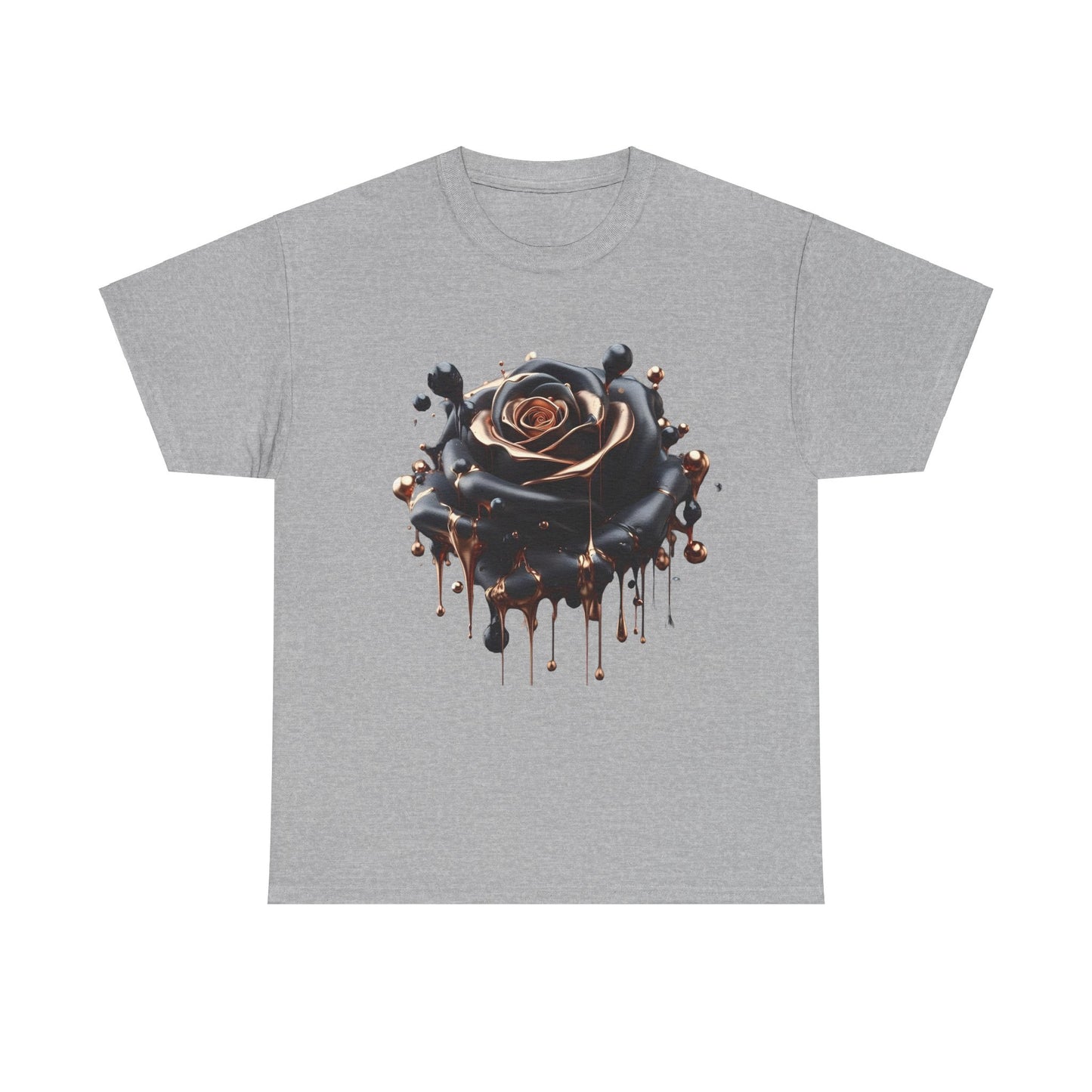 Close-Up Abstract Rose Unisex Cotton Tee Graphic T Shirt