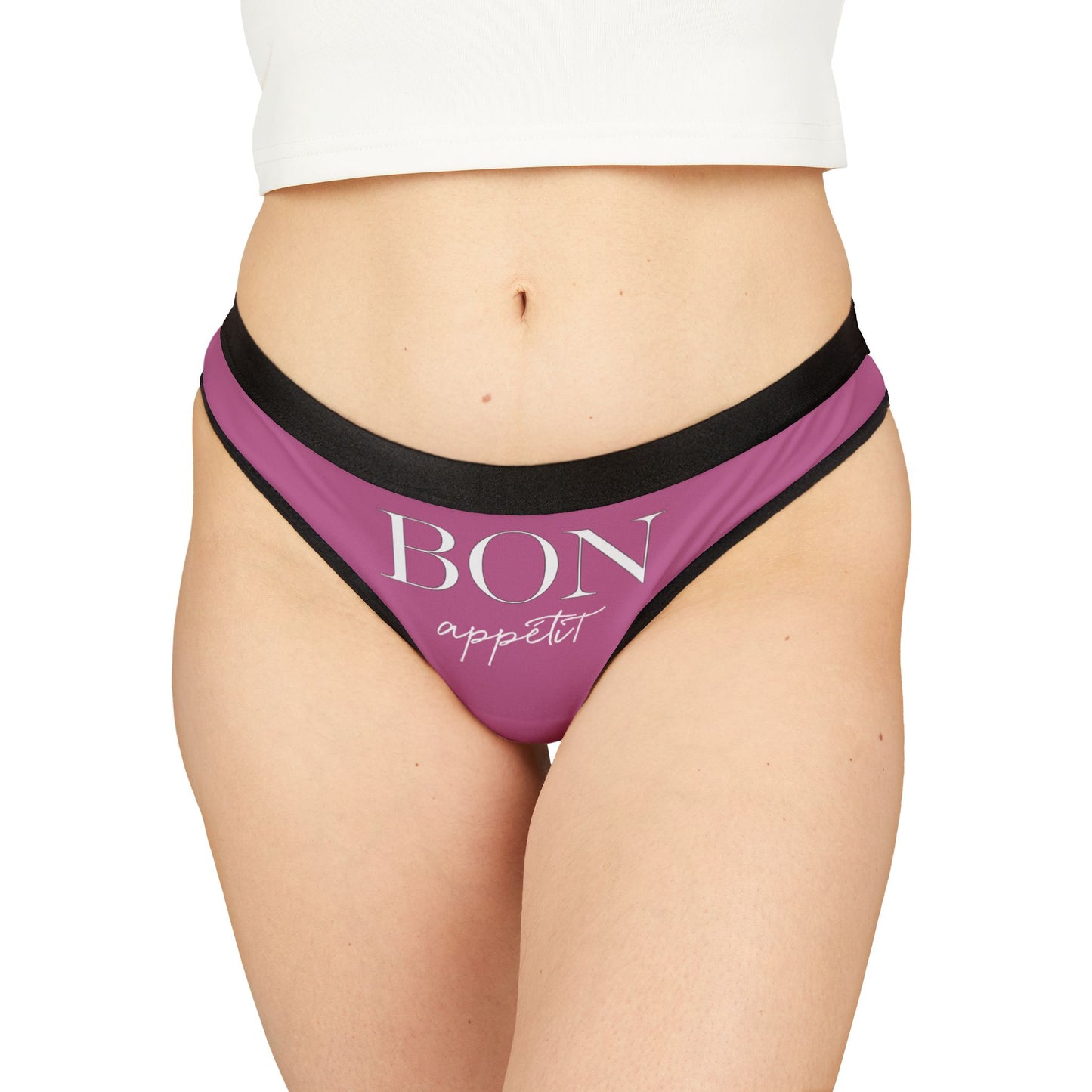 Valentines Naughty Gift Cheeky Thong funny Birthday Anniversary Bon Appetit!