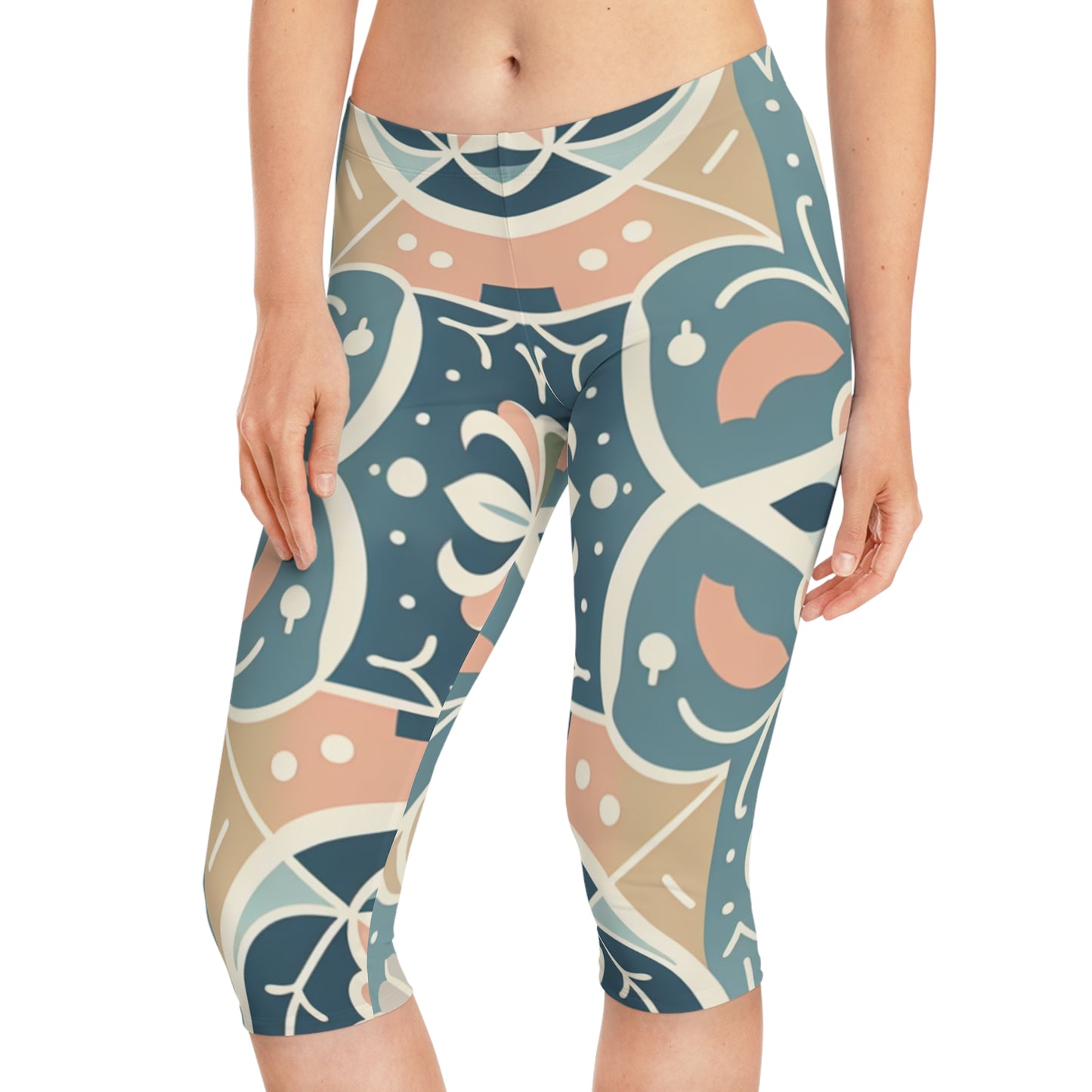 Sweat Symphony: Harmonizing Fitness and Fun - Capri Leggings