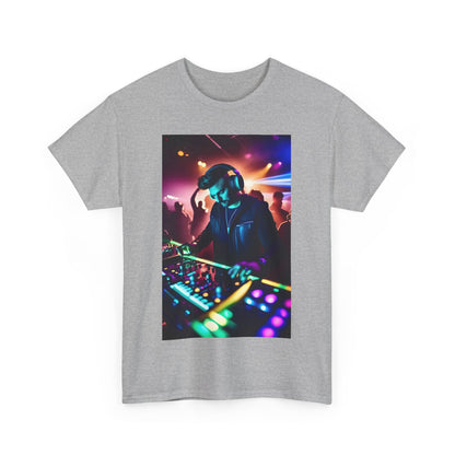 Front view of the Street Monster Graphic T-Shirt showcasing a vibrant DJ graphic, perfect for trendy streetwear enthusiasts.