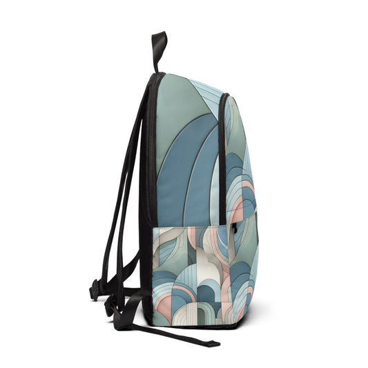 Luxurious interior of the Sweat Harmony backpack showcasing spacious compartments by Dazzling Dreams Studio, ideal for organization.