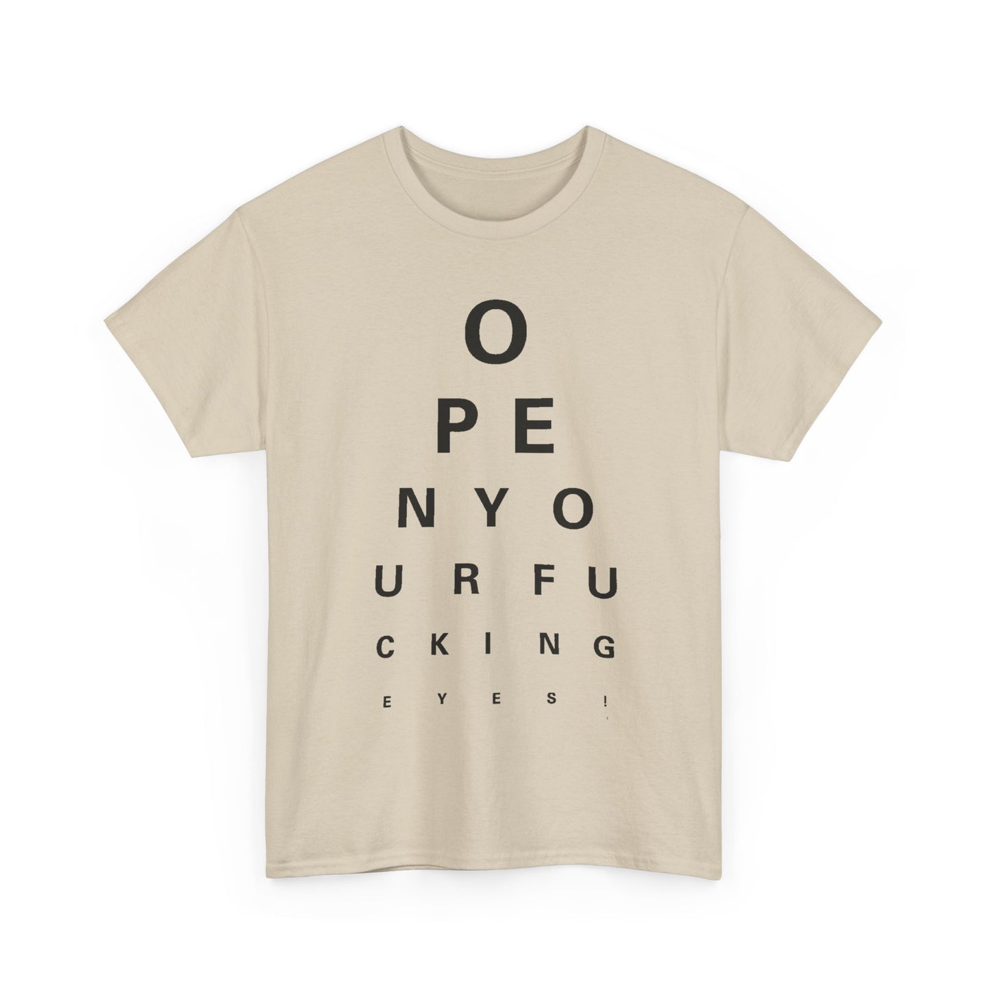 Optician chart Funny Gift Mens Womens Graphic T Shirt Unisex Cotton Urban Street