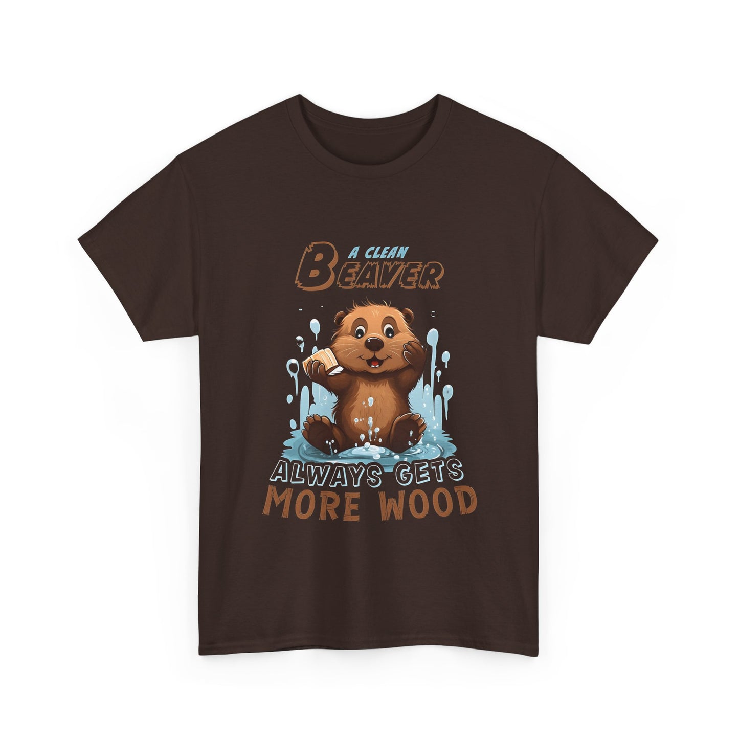 A Clean Beaver Unisex Cotton Tee Graphic T Shirt