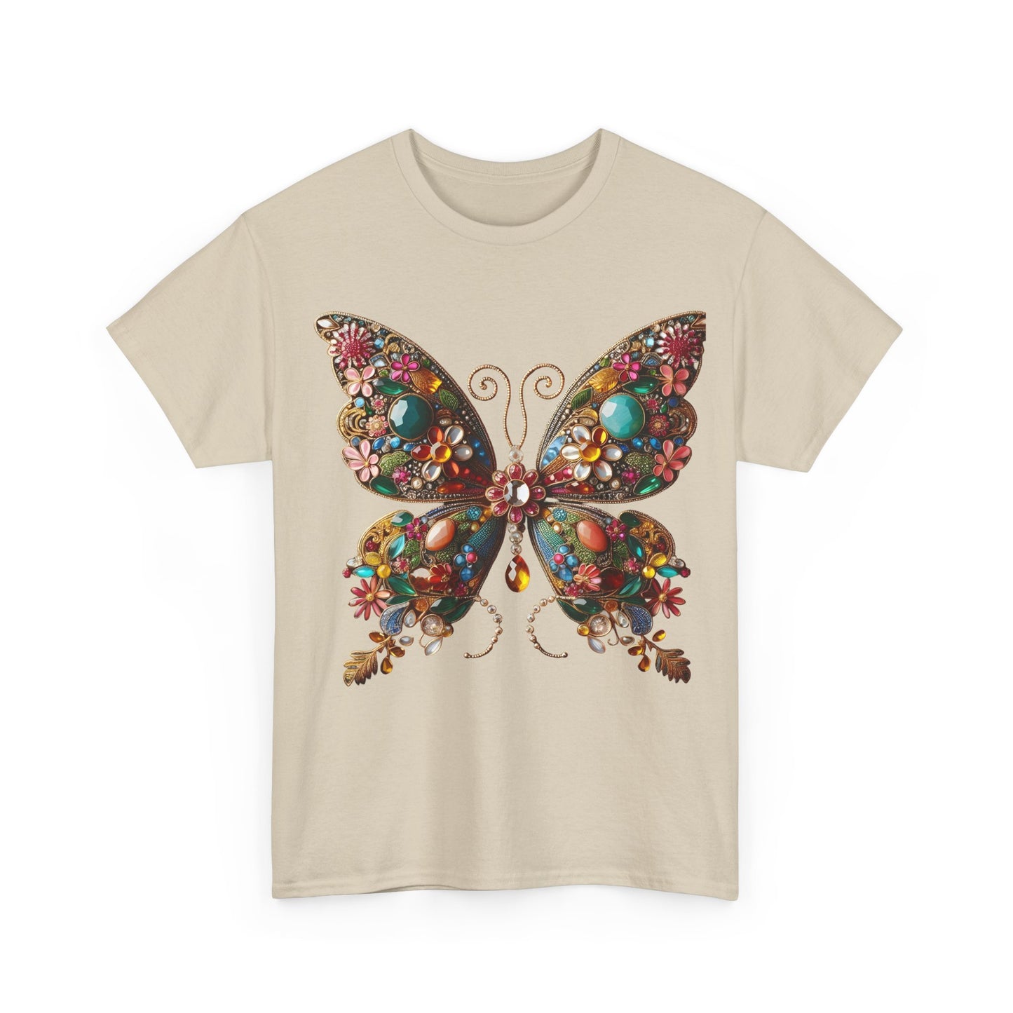 Enchanting Butterfly Brooch Unisex T Shirt Graphic Tee Unisex