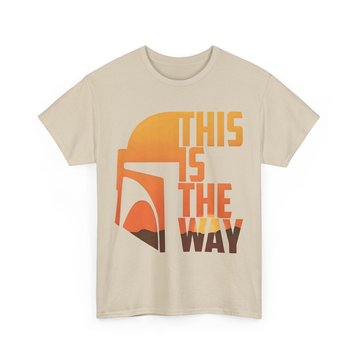 Mandalorian Star Wars This is the Way Logo Graphic Unisex  Tee Shirt