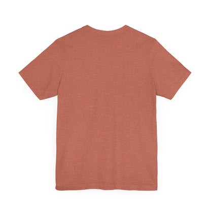 Back view of the Sabrina Carpenter Inspired Unisex Short Sleeve Tee showcasing its elegant fabric and relaxed fit.
