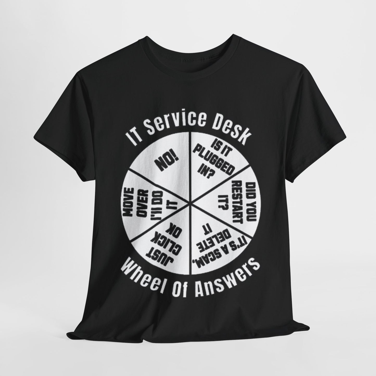 IT Service Desk Funny Graphic Unisex T Shirt TEE Mens Womens Urban