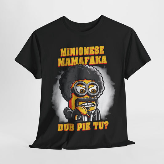 Minion Pulp fiction Unisex Mens Women Graphic Funny T Shirt Tee Urban Street