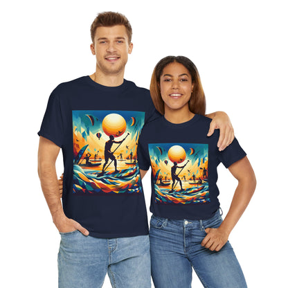 Luxury Adventure Apparel from Dazzling Dreams Studio, paddleboarding t-shirt suitable for both casual outings and water adventures.