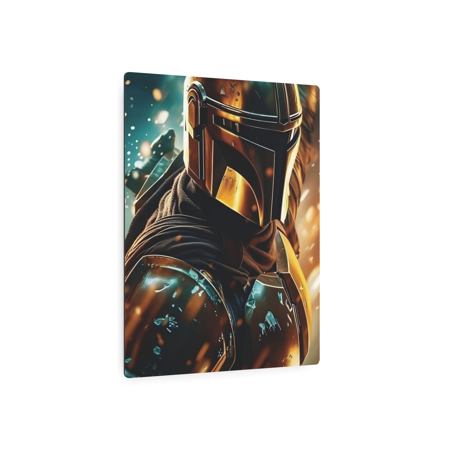 Mandalorian Star Wars Metal Art Poster