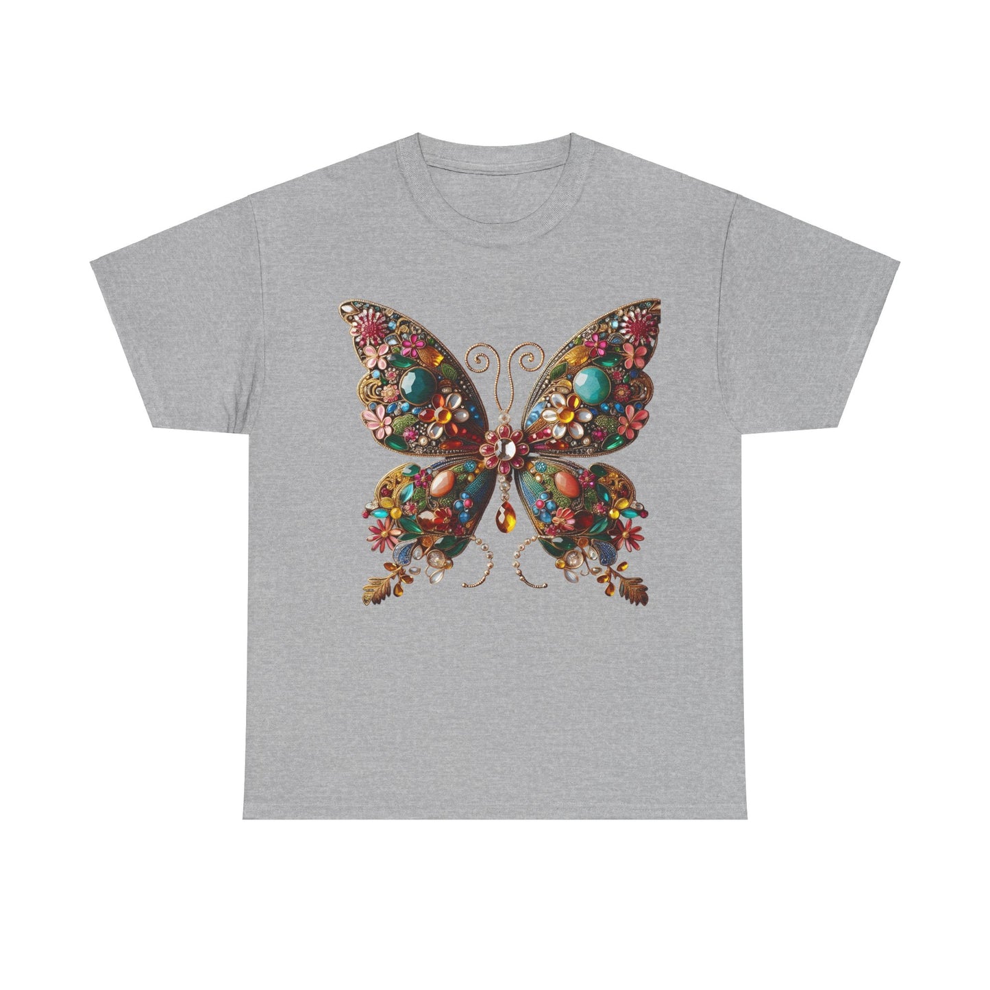 Enchanting Butterfly Brooch Unisex T Shirt Graphic Tee Unisex