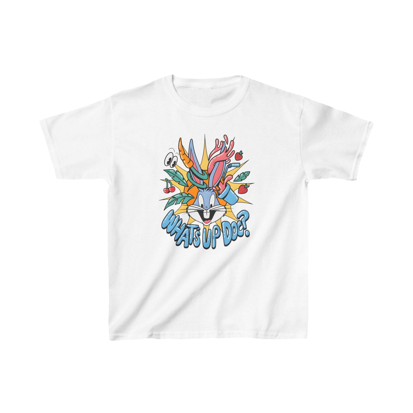 Unisex Kids Bugs Bunny Cotton T Shirt Tee Youths Childs