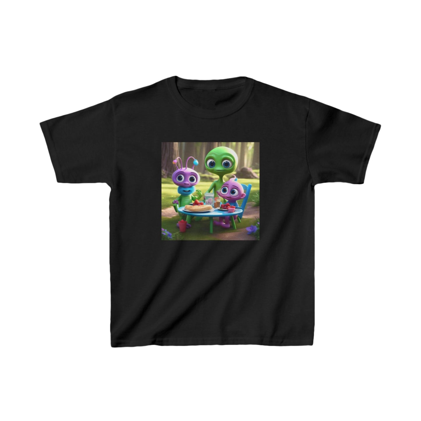 Kids Cute Aliens Heavy Cotton Tee 16 colors