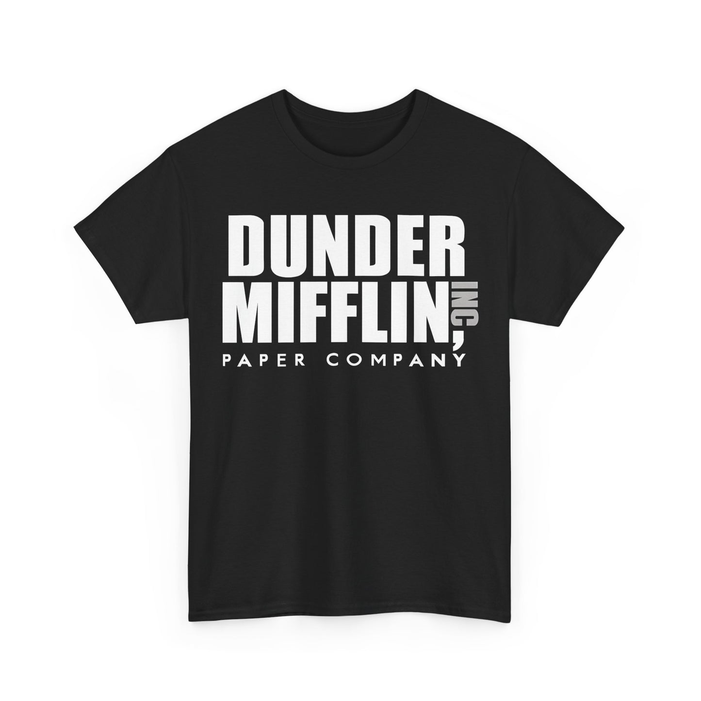 The Office Dunder Mifflin Logo Graphic T-Shirt Urban Unisex Cotton Tee