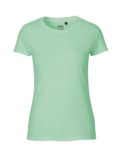 Elegant slim fit T-Shirt crafted from organic Fairtrade cotton, exemplifying ethical luxury and comfort in every detail.