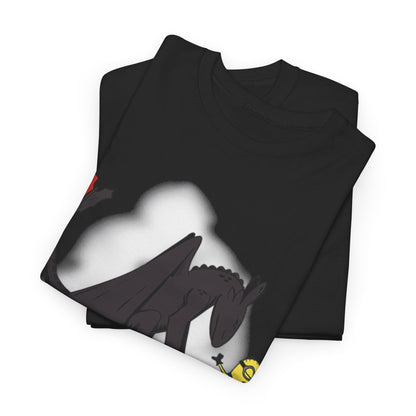 Minions How to Train My Dragon Unisex Men’s Women’s Graphic T Shirt Tee with a unique design of a Night Fury dragon and a cute Minion. This funny T Shirt brings together fans of both worlds for a fun and adventurous look.