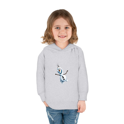 Luxury Girls Olaf Frozen Hoodie in grey, featuring a charming Olaf graphic print, perfect for ages 2-5 years.