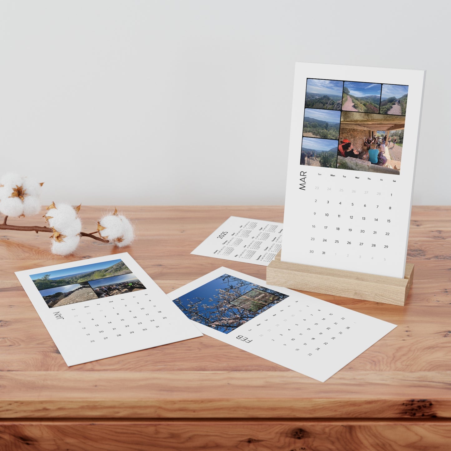 Marbella Hiking Club 2025 Vertical Desk Calendar