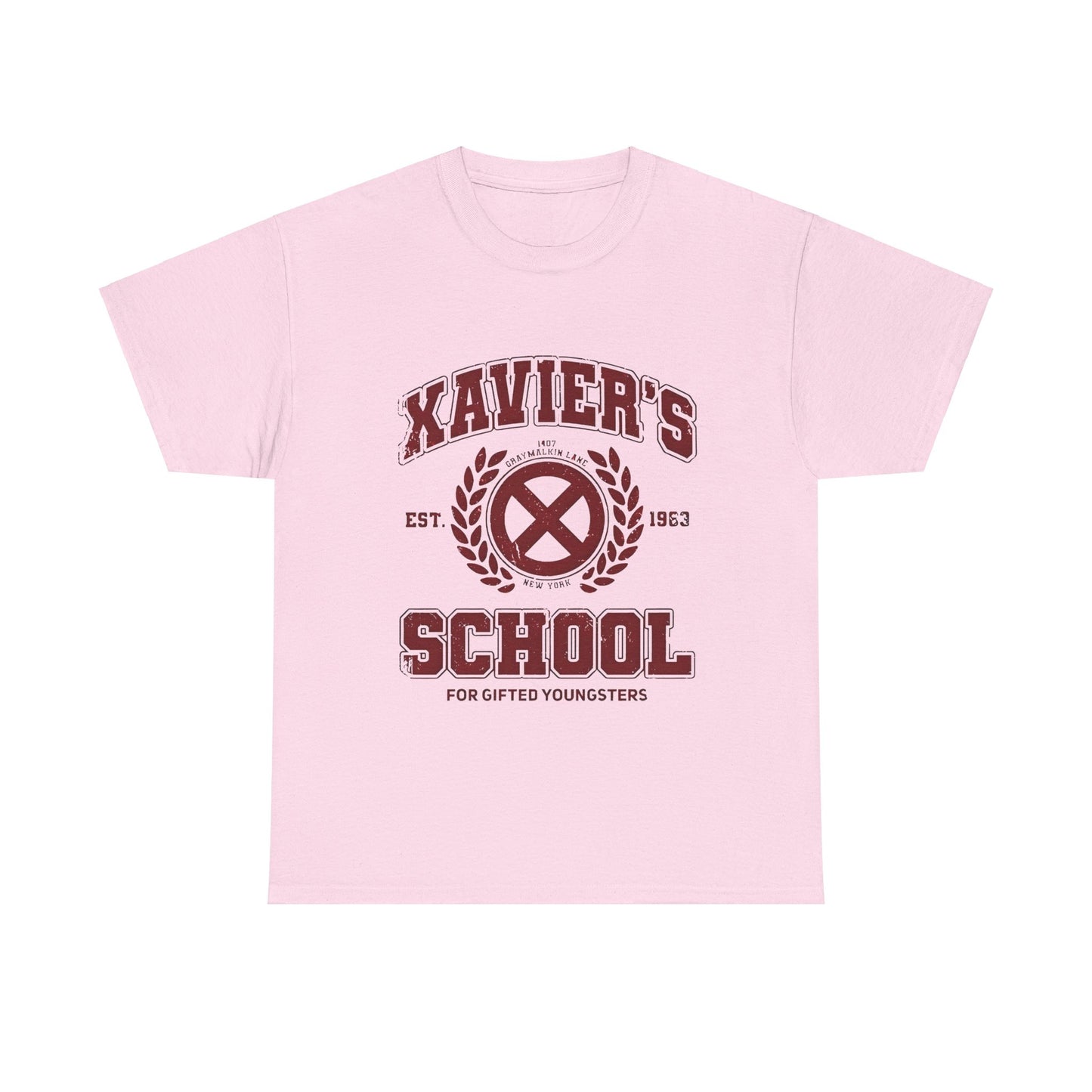 Xaviers school for gifted youngsters X-men Logo Graphic Unisex  Tee Shirt