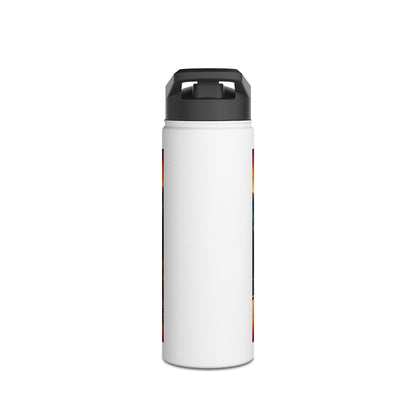Sophisticated Fantasy Paddleboarding Stainless Steel Water Bottle in a radiant design, ideal for paddleboarding aficionados seeking both luxury and practicality.