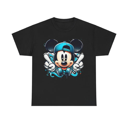 Mickey Mouse Graffiti  Unisex Graphic Tee Shirt