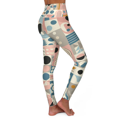 Chic athleisure leggings by Dazzling Dreams Studio, showcasing a contemporary design ideal for workouts or casual outings.
