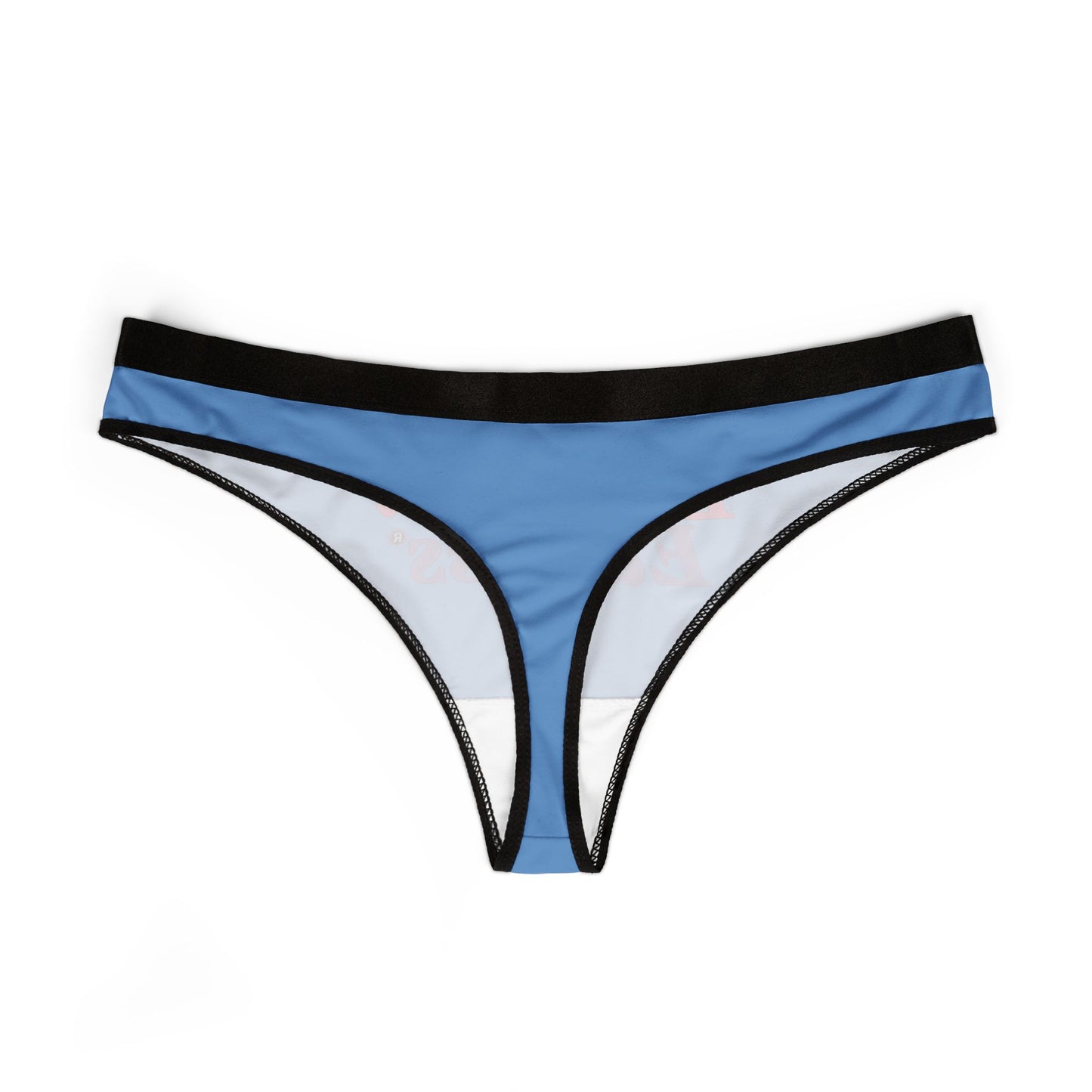 NAUGHTY WOMEN'S THONG PANTIES WITH CHEEKY "LIVE FAST EAT A$$" SLOGAN DESIGN