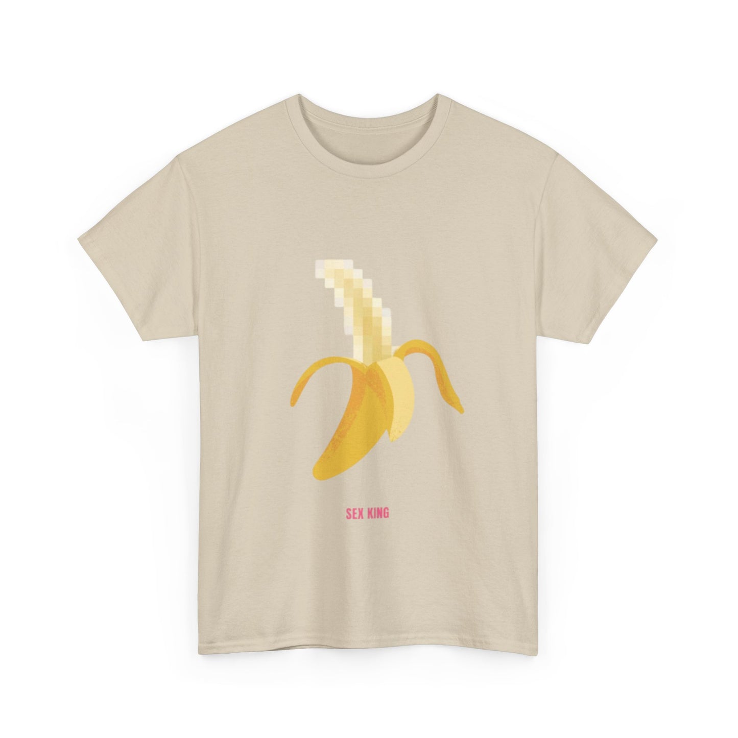 Pixelated Banana Men´s Women´s Graphic Cotton Funny T Shirt Tee Street Urban