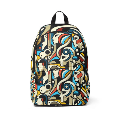Dazzling Dreams Studio’s Dynamic Cartoon-Inspired Backpack showcasing a vibrant comic motif and chic design, perfect for trendy individuals.