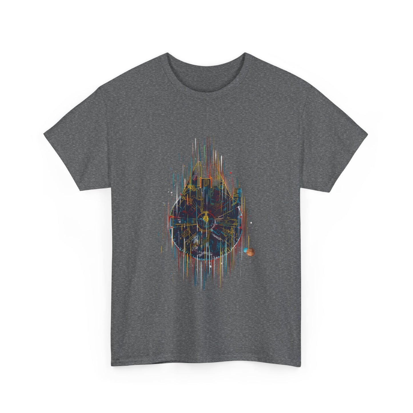 Millenium Falcon Absrtract Art Graphic T-Shirt Urban Unisex Cotton