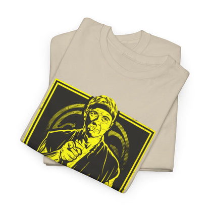 Sophisticated stacked T-shirts featuring the riveting 'I Want You for Cobra Kai' design, an ideal addition to any fan's wardrobe.