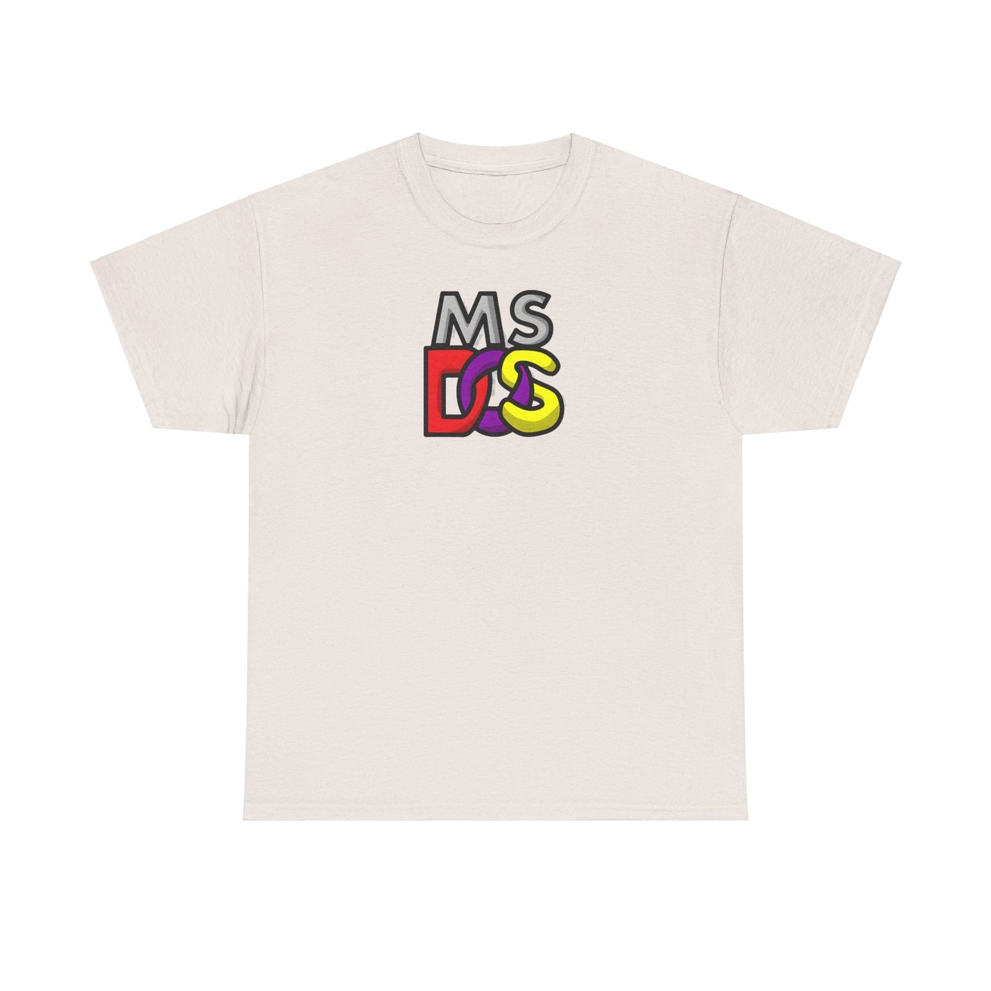 MS DOS Logo Graphic Tee Unisex