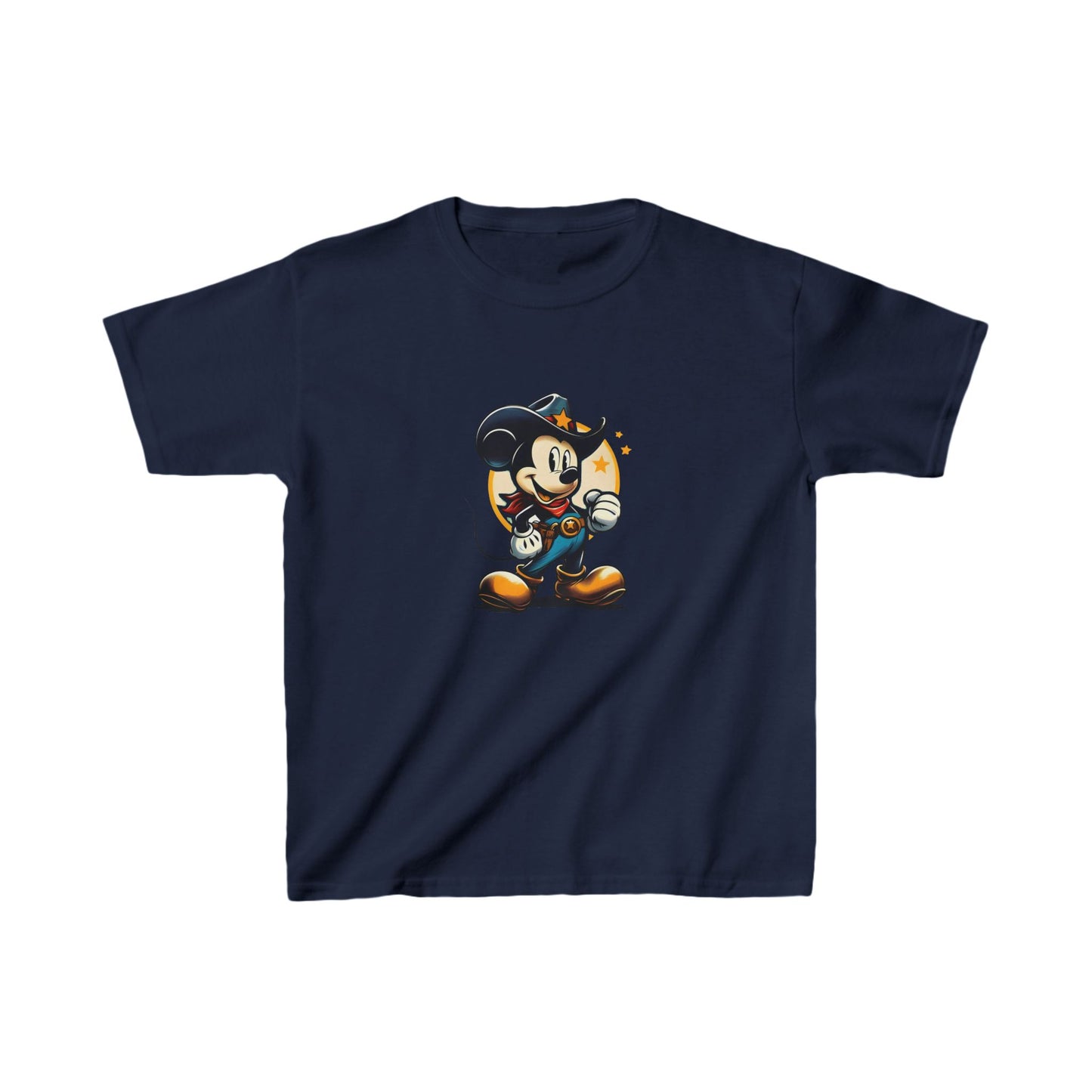 Unisex Kids Mickey Mouse Cotton T Shirt Tee Youths Childs