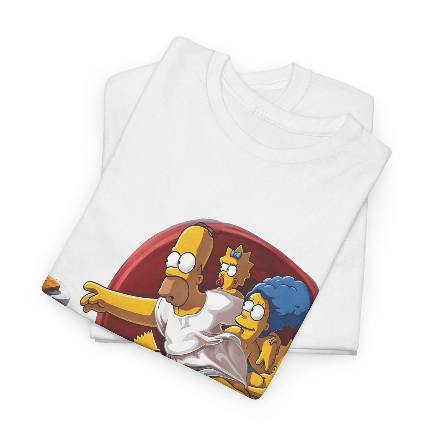 The Simpsons Creation of Adam Graphic T-Shirt Urban Unisex Cotton Tee