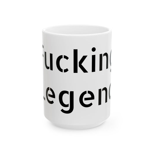 Funny office mug with an F-word slogan, ideal for gifting to cheeky friends or colleagues.