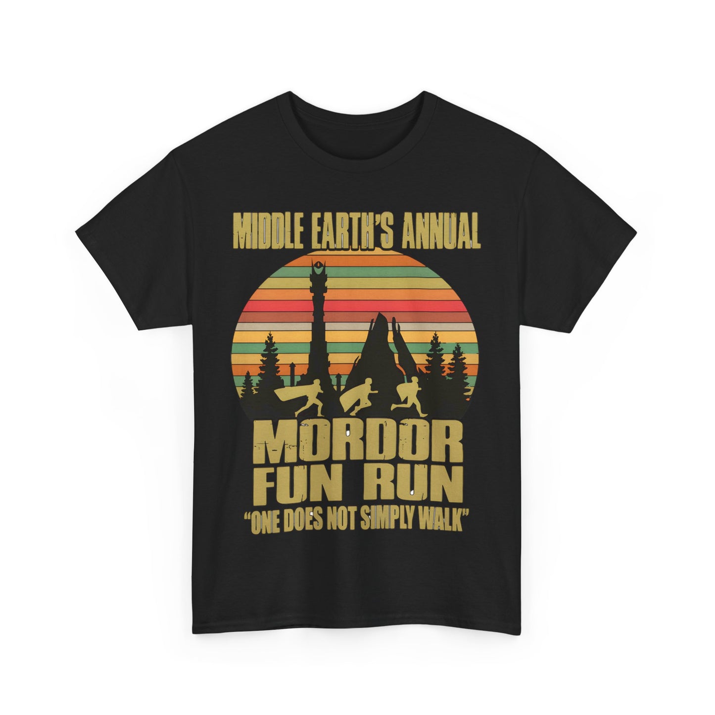 Mordor Annual Fun Run Tolkien Graphic Unisex  Tee Shirt